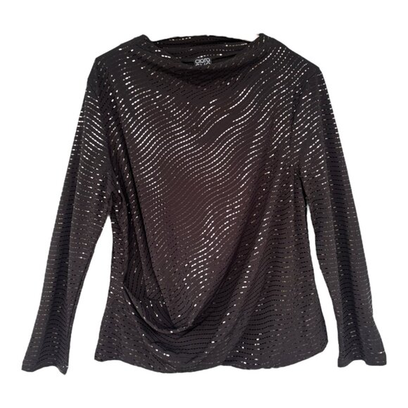 Clara Sun Woo Tops - Clara Sun Woo Drape Neck Pullover Blouse NWT